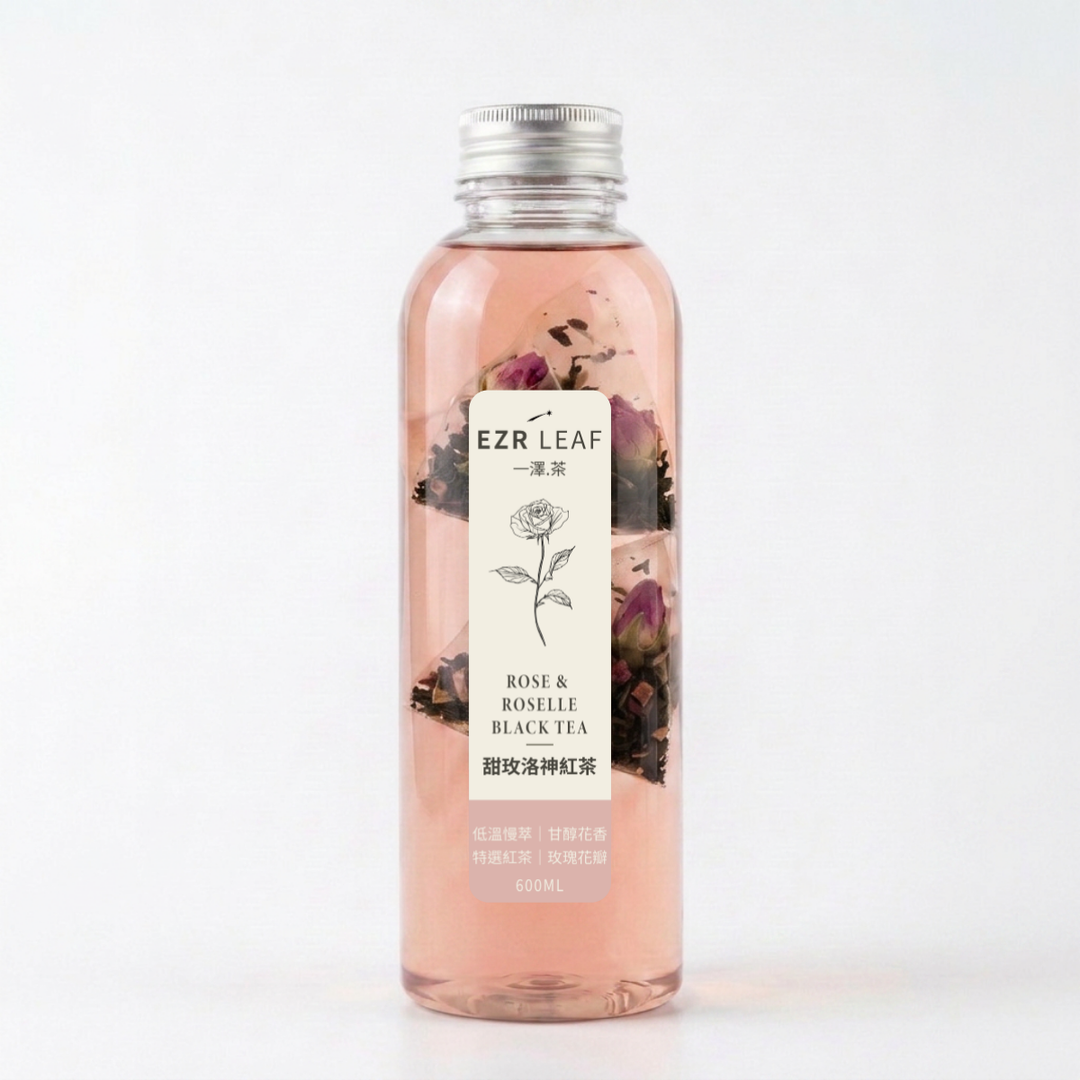 甜玫瑰洛神紅茶 600ml｜冷泡茶