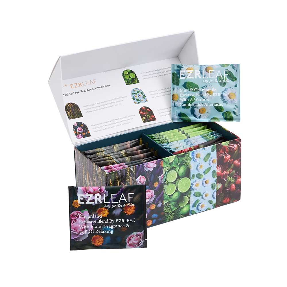 Caffeine-Free Tea Assortment Box  ｜22 CT
